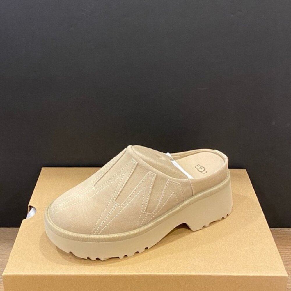 UGG Women's New Heights Sunwave Mustard Seed Clog Shoes Flats Boots Bootie NEW